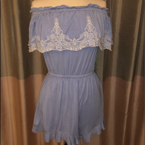 American Eagle Outfitters Pants - Light Blue Romper